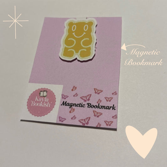 Yellow Gummy Bear Magnetic Bookmark